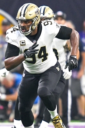 Cam Jordan photo in football game