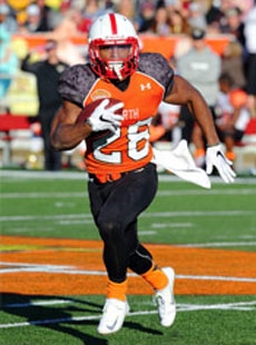 photo of Ameer Abdullah with football